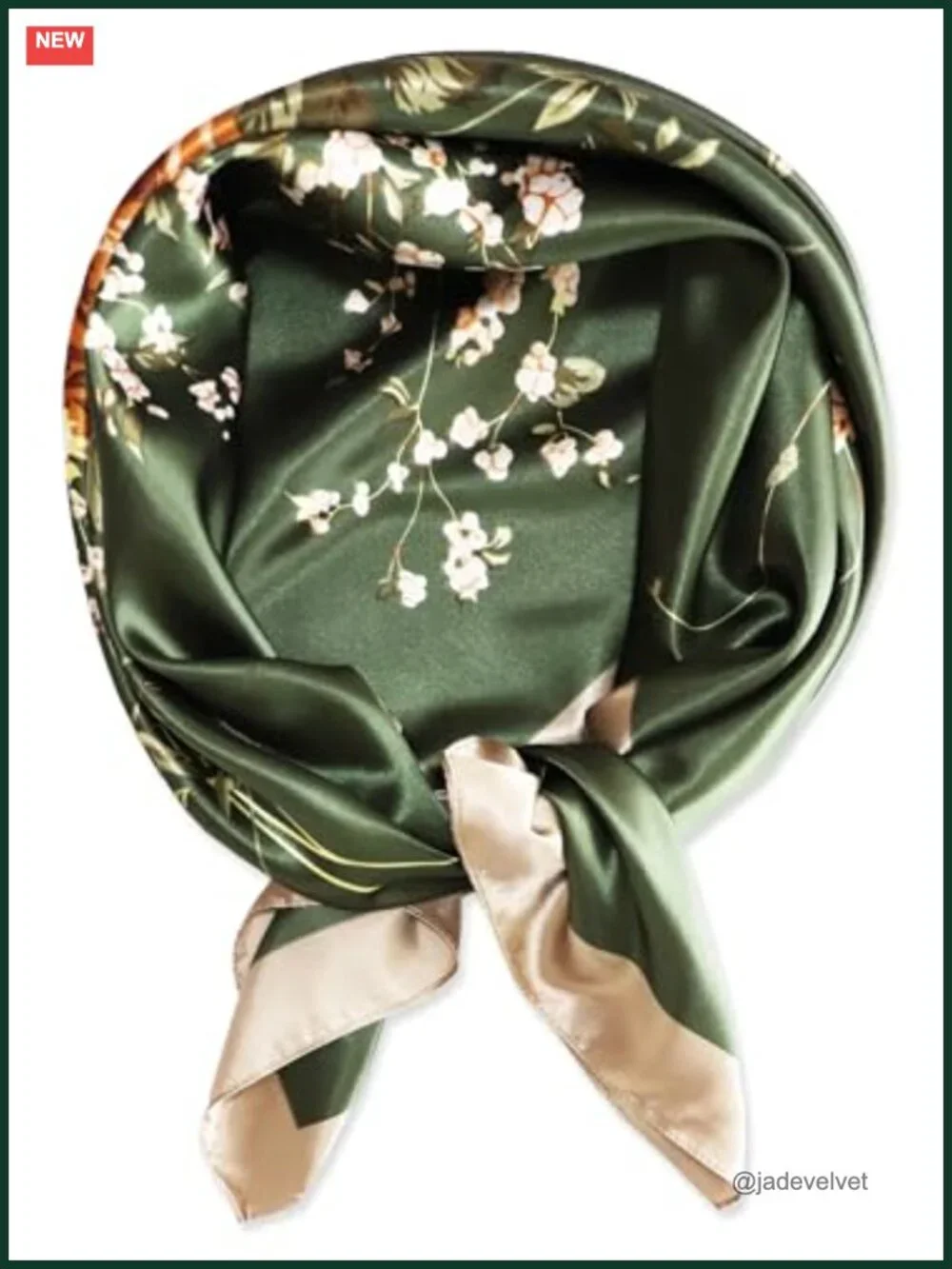 35x35 Satin Head Scarf Women Silk Feel Hair Wrap Bandana Neck Scarf